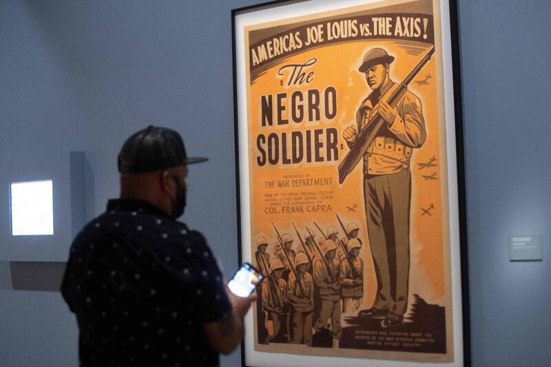 The exhibition spans seven galleries at the museum. AFP