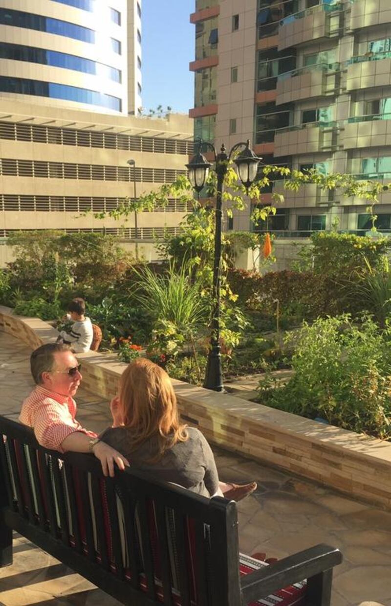 Part of the pool terrace at the hotel was set aside for the cultivation of a food forest, featuring fruit, vegetables and herbs grown in adherence with international standards for organic produce. Courtesy of Melanie Hunt