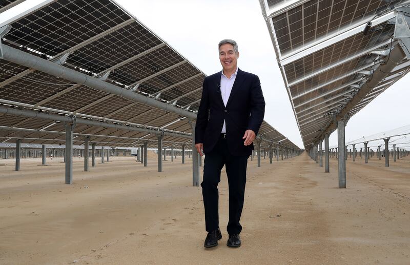 Marco Garcia, chief commercial officer of Nextracker, a US company which has provided photovoltaic technology used in the project.