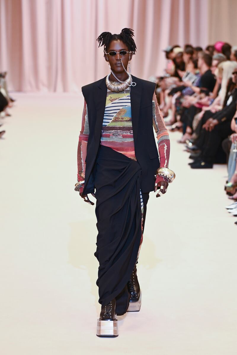 The Jean Paul Gaultier haute couture autumn/winter 2022-2023 show as part of Paris Fashion Week.