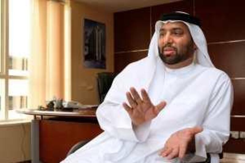 DUBAI, UNITED ARAB EMIRATES Ð June 8: Mohammed Binghalib, Project director for Ivory Tower at Sokook Investment Group during the interview in his office in Deira Dubai. (Pawan Singh / The National) For Business. Story by Angela 
