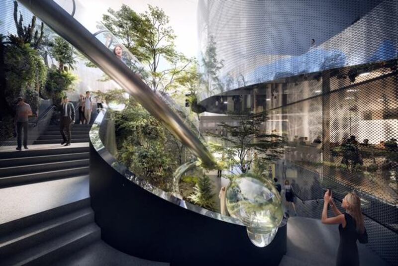 Luxembourg's pavilion at Expo 2020 Dubai will feature a slide. Courtesy: Luxembourg Pavilion Expo 2020 Dubai