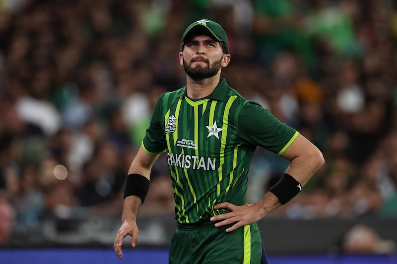 Shaheen Afridi - 6. Aggravated his knee injury while taking Harry Brook's catch at long off. Came back to bowl but was barely able to stand on one leg. Went off after one ball and with that, Pakistan lost the game. Getty