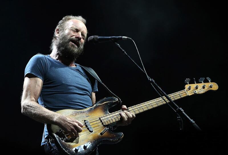 Sting appeared to have rapture, grinning at his own dexterity as he traced hypnotic fretboard runs, exploring the full sonic palette of his battered Fender bass. Relishing having the stage to just himself again, much of the familiar material was extended, contorted, rearranged to add fresh breakdowns, bridges and solos. The reason Sting still enjoys playing the hits may be because they are subject to a continuous evolution and reinterpretation. Satish Kumar / The National