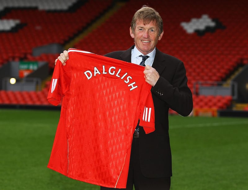 LIVERPOOL, ENGLAND - JANUARY 10:  Kenny Dalglish is formally introduced as the manager of Liverpool FC at Anfield on January 10, 2011 in Liverpool, England.  (Photo by Matthew Lewis/Getty Images)