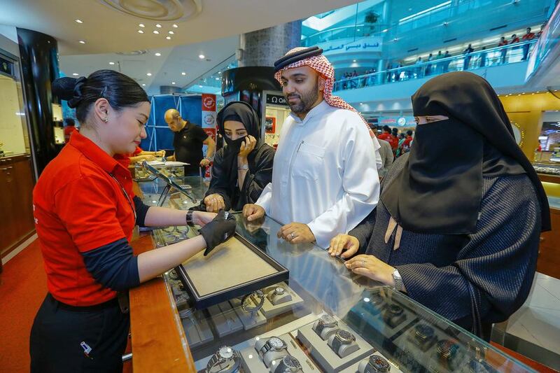 The discount which will be made available between 30th June to 3rd July on some products for nearly two million passengers expected to travel through Dubai International Airport. Victor Besa for The National