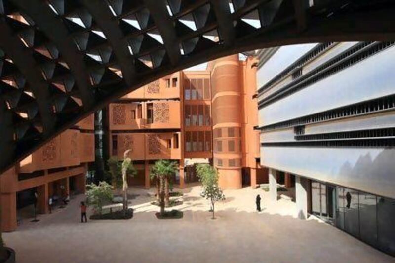 ABU DHABI - 16JAN2011 - The Masdar Institute building at Masdar City in Abu Dhabi. Ravindranath K / The National