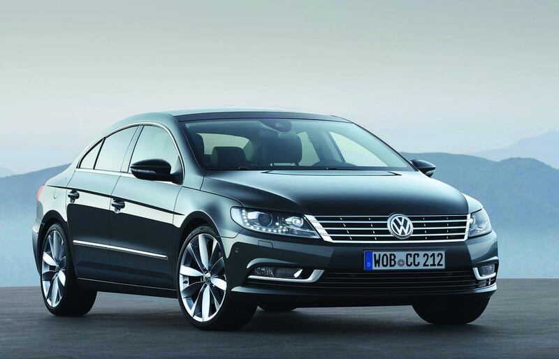 The Volkswagen CC V6 may be based on the slightly more ordinary VW Passat, but it’s a sleek, lithe coupé with plenty of plus points. Courtesy Volkswagen