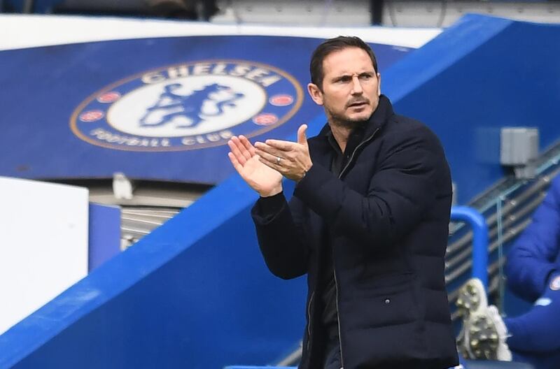 Chelsea manager Frank Lampard. EPA