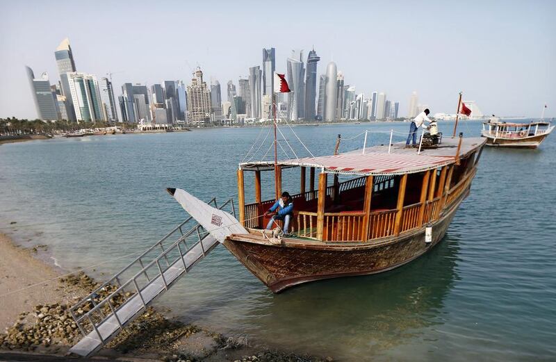 In 2006, fewer than 967,000 people lived in Qatar. By 2013, however, that number had risen to 2.1 million as the country embarked upon a massive transformation. Valdrin Xhemaj/EPA  