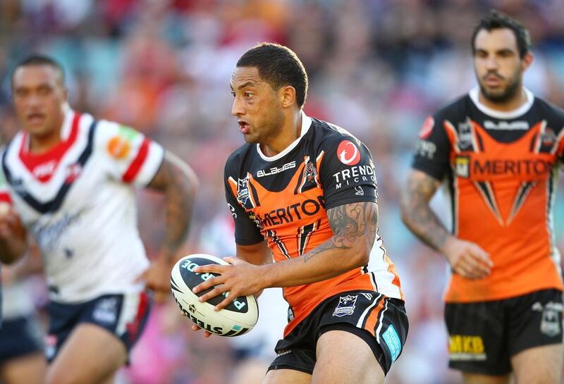Benji Marshall was a mainstay for the NRL's Wests Tigers before briefly trying his hand at league in Super Rugby with Auckland Blues. Mark Nolan / Getty Images