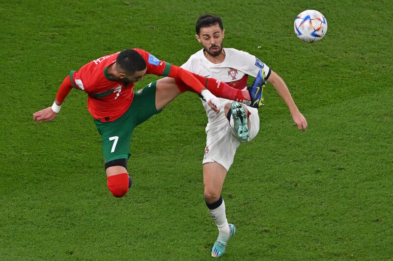 Bernardo Silva - 6, Was happy to accept the ball under pressure and played a great pass to get Felix into a one-on-one. Picked out Fernandes brilliantly for his chance and couldn’t quite get enough on the free-kick pass to turn it goalwards. AFP