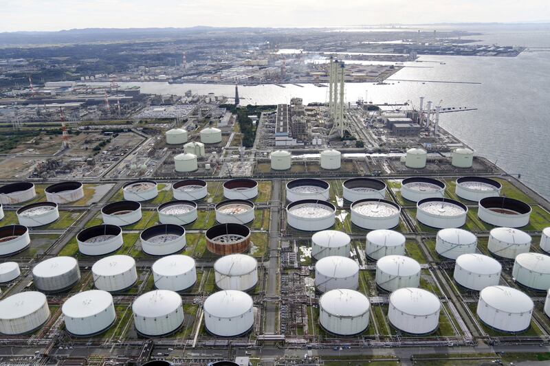 An oil storage depot at Idemitsu Kosan company in Ichihara, Japan. Opec+ on Thursday agreed to maintain its policy of incremental increases to global crude supply. Photo: Kyodo via Reuters