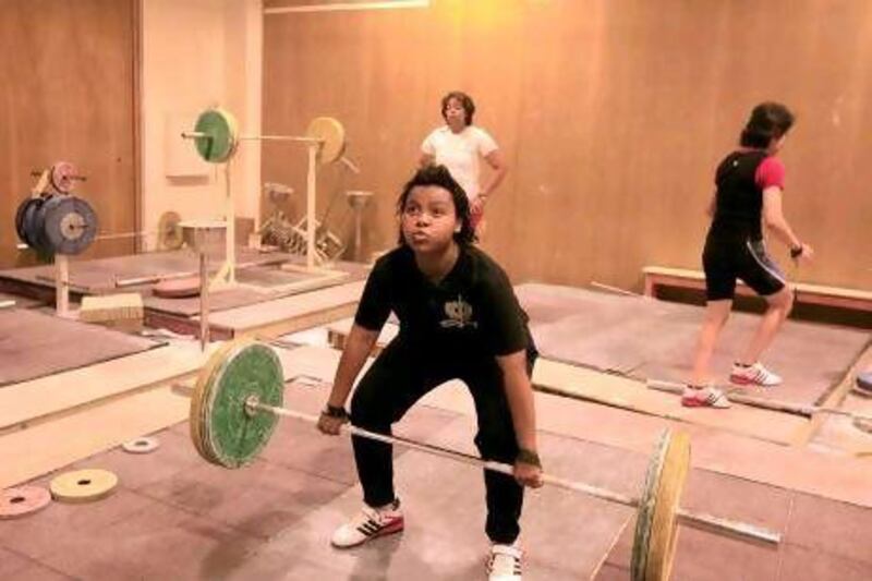 Khadija Mohammed trained at Dubai’s Al Shabab in the build-up to the Olympics.