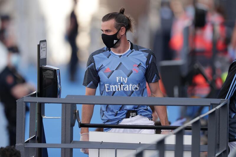 Real MAdrid substitute Gareth Bale. Getty