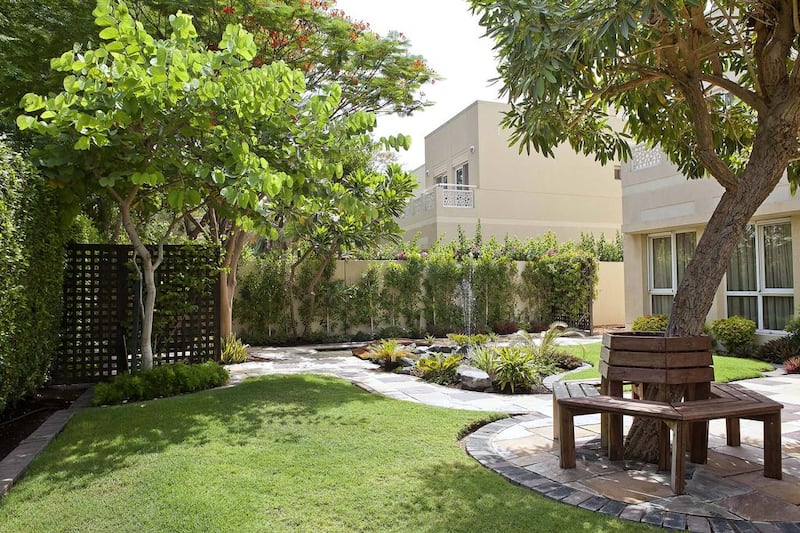 Residents of the Meadows community in Dubai speak of enjoying greenery like the countryside while living in the city. All pictures by  Antonie Robertson / The National