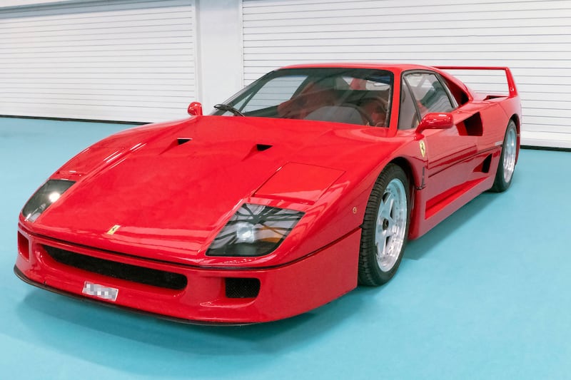 A Ferrari F40, like the one pictured, has been returned to its owner after it was stolen 24 years ago. Photo: Alamy