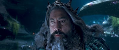 Javier Bardem as King Triton in Disney's live-action The Little Mermaid. Photo: Disney