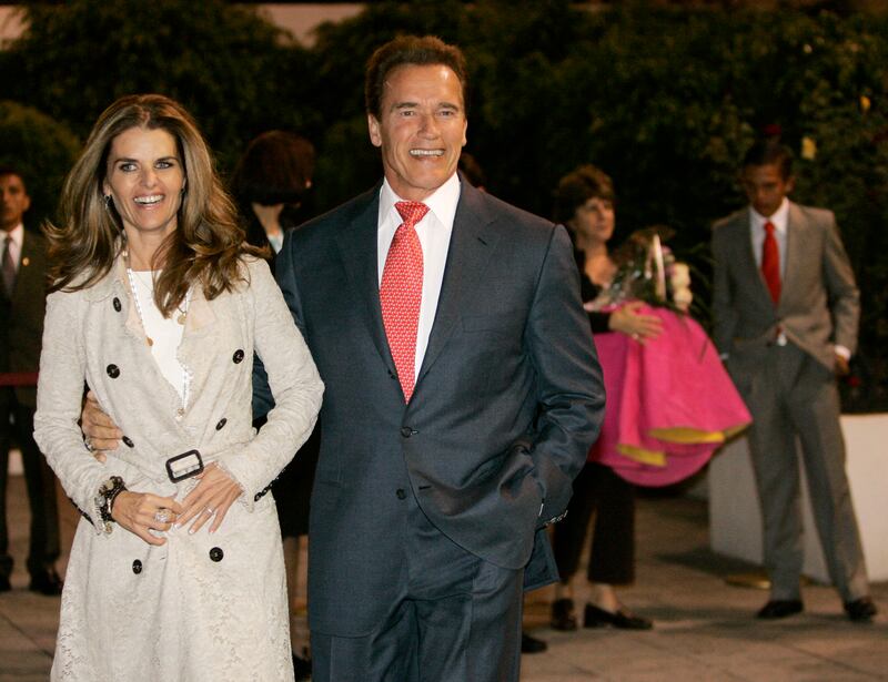 Arnold Schwarzenegger and Maria Shriver first entered divorce proceedings in 2011. AP