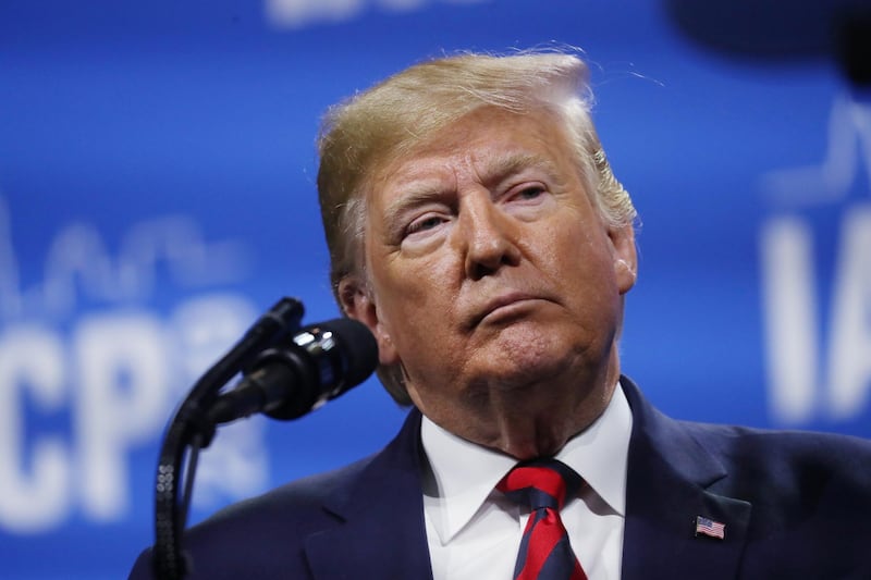 FILE PHOTO: U.S. President Donald Trump delivers remarks in Chicago, Illinois, U.S., October 28, 2019. REUTERS/Leah Millis/File Photo