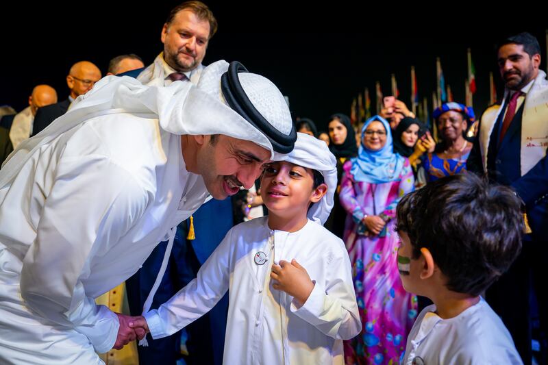 Sheikh Abdullah bin Zayed, Minister of Foreign Affairs and International Co-operation, at an event organised by the Ministry to celebrate the country's 51st National Day. Wam