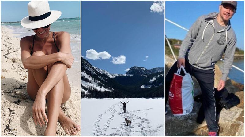 Kristin Cavallari, Justin Timberlake and Matt Damon all spent at least some self-isolation time away from cities. Instagram, Twitter 