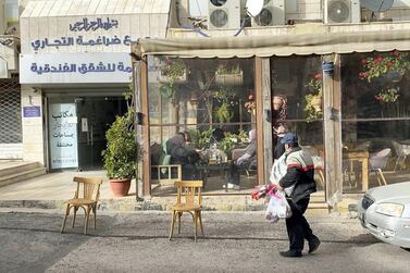 A local resturant in Jordan’s Jabal AL Weibdeh neighbourhood. Amy McConaghy / The National
