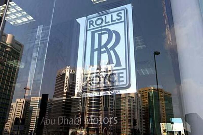 ABU DHABI. 22nd Jan.2009. Rolls Royce dealership, Abu Dhabi.  Stephen Lock  /  The National.   *** Local Caption ***  SL-royce-003.jpg