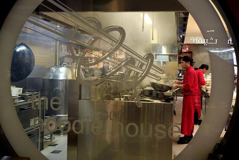 The first London branch of The Noodle House, the flagship restaurant brand of Dubai’s Jumeirah Group, was closed down on June 1. Satish Kumar / The National