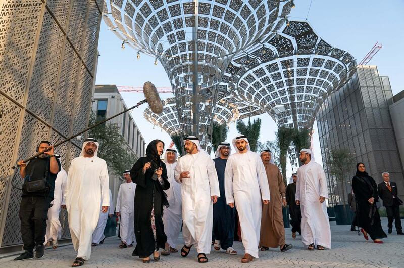 DUBAI, 21st February, 2019 (WAM) -- H.H. Sheikh Abdullah bin Zayed Al Nahyan, UAE Minister of Foreign Affairs and International Cooperation, visited Expo 2020 Dubai. MOFAAIC