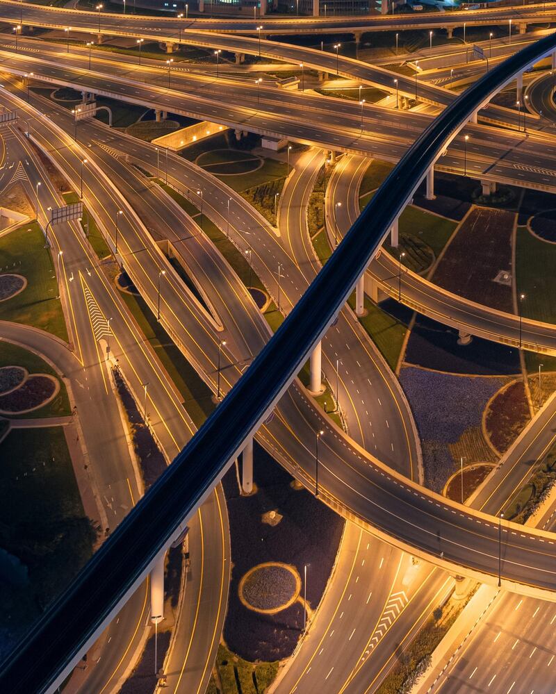 'The busiest interchange in Dubai now empty', by Haytham El Achkar