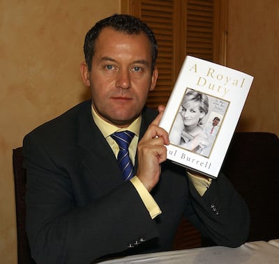 Paul Burrell launches his book A Royal Duty in 2003. Getty Images