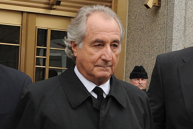 Convicted Ponzi scheme fraudster Bernie Madoff dies last year, aged 82, while serving a 150-year sentence. AP