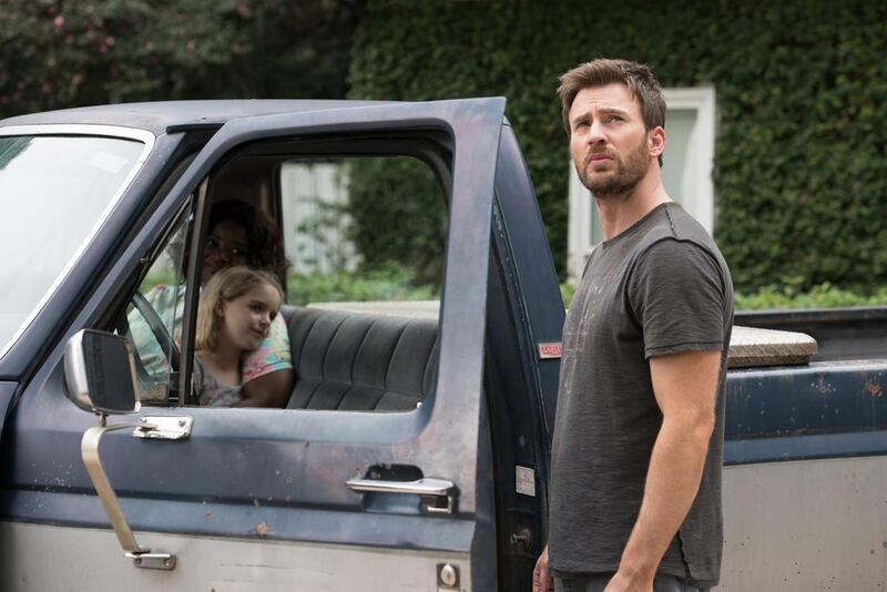 McKenna Grace as Mary Adler and Chris Evans as her uncle Frank Adler in Gifted. 20th Century Fox