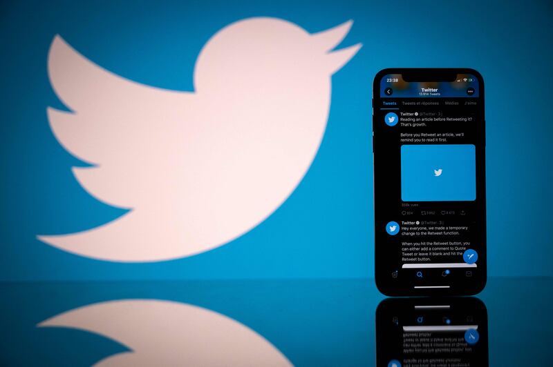 Twitter will begin testing the edit button within its paid subscription product Twitter Blue. AFP