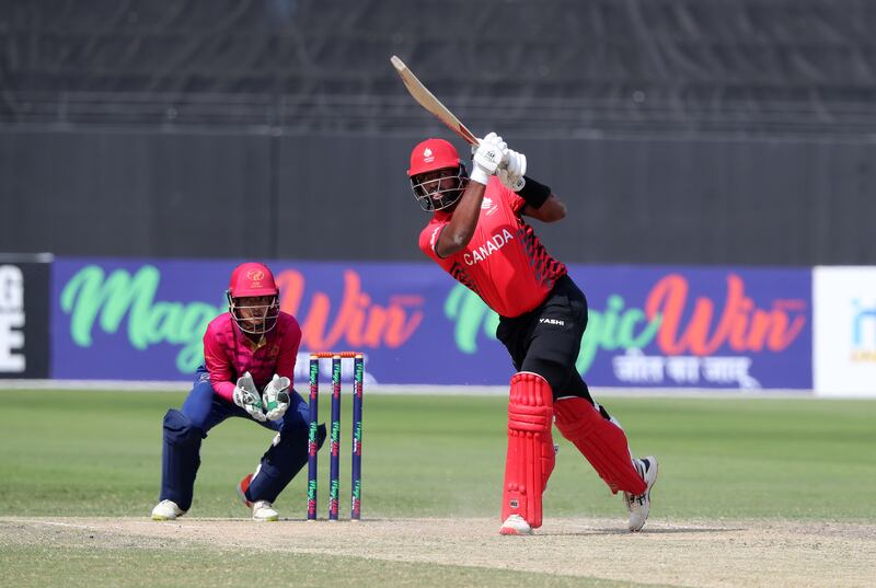 Srimantha Wijeyeratne played his part as Canada defeated the UAE by three wickets in Dubai