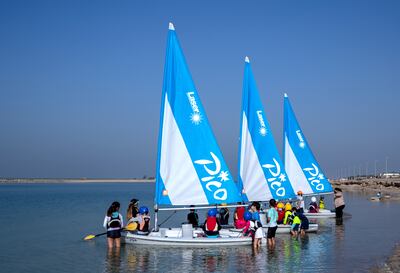 Children learn to sail in Pico boats, which are perfect for beginners. Victor Besa / The National