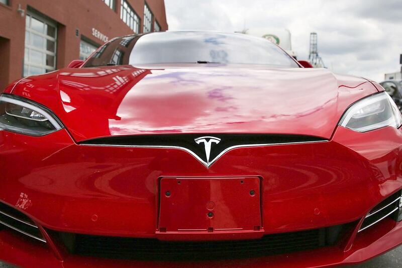 Tesla's Model S is the electric car maker's most luxurious model. Spencer Platt / Getty