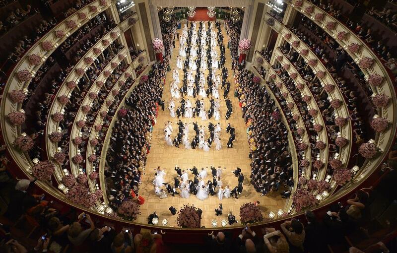 The Vienna Opera Ball were first held in 1935. Herbert Neubauer / EPA