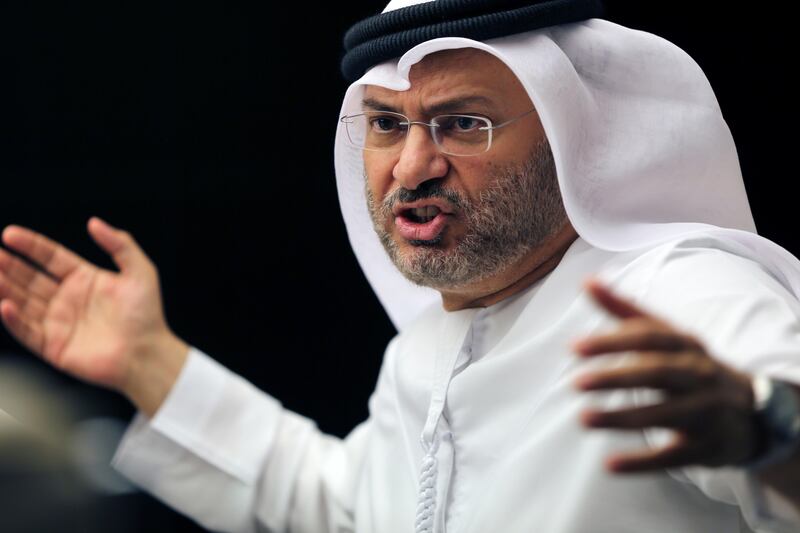 Dr Anwar Gargash said 'we are very far from a political solution involving a change in Qatar's course'. Kamran Jebreili / AP Photo