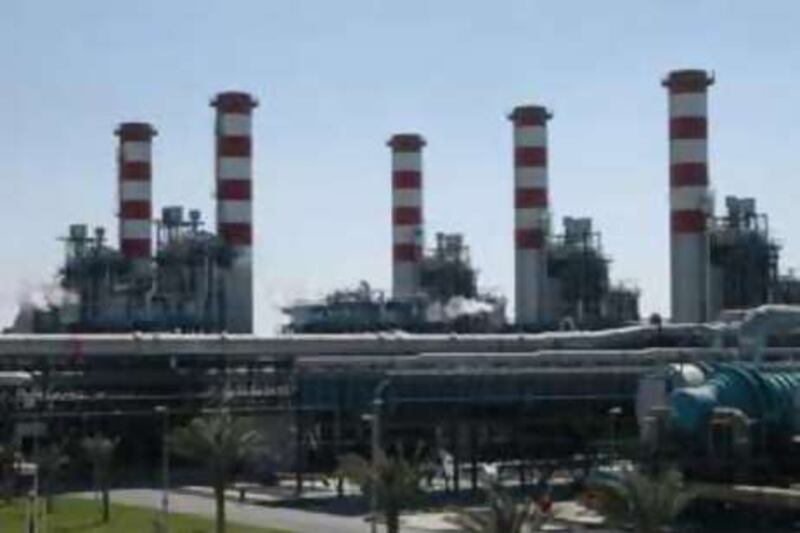 HANDOUT PHOTO OF Taweelah POWER STATION IN UNITED ARAB EMIRATES 
COURTESY TAQA (Abu Dhabi National Energy Company)