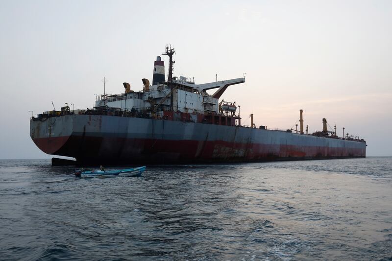 The FSO Safer oil tanker in the Red Sea