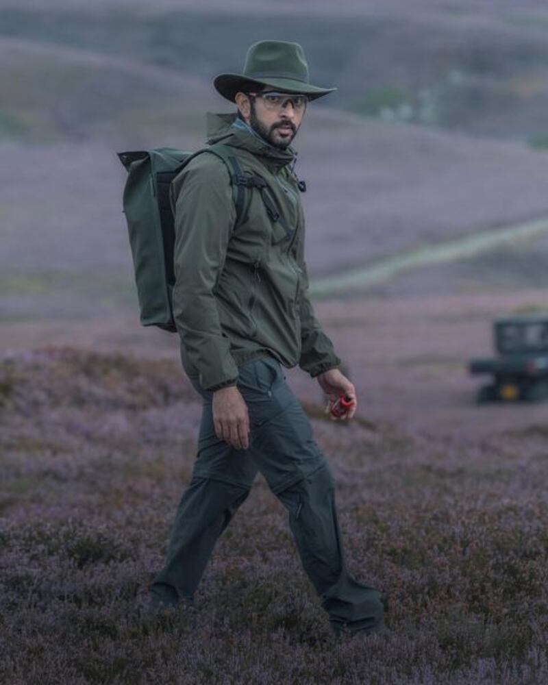 Sheikh Hamdan bin Mohammed, Crown Prince of Dubai, in Yorkshire. 