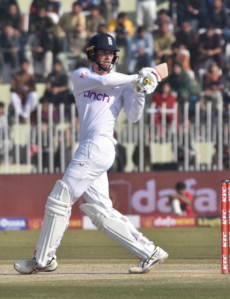 Zak Crawley - 9. Started the avalanche of runs with his stunning opening partnership with Duckett on the first morning. Must wish he could play against Pakistan every week. Reuters