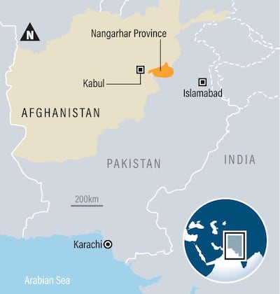 Nargarhar province lies in eastern Afghanistan