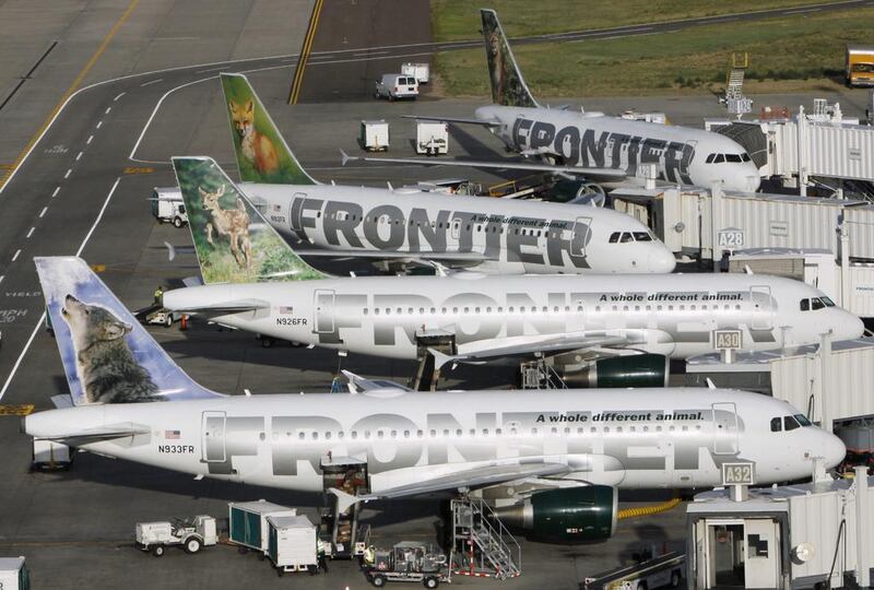Frontier. The airline is based in the US. Rick Wilking / Reuters