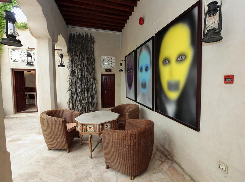 The XVA Art Hotel also features an art gallery. Jeffrey E Biteng / The National