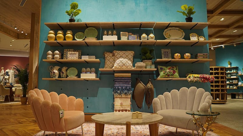 The Dubai store marks Anthropologie's first branch in the UAE. Courtesy Anthropologie