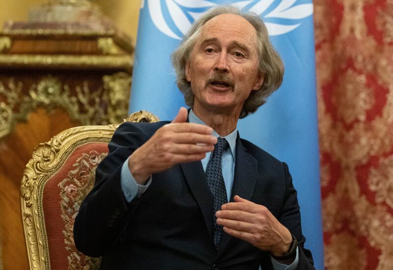 UN special envoy for Syria Geir Pedersen. Photo: AP