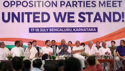 The 26-party 'India' alliance meets in Bangalore in July. EPA